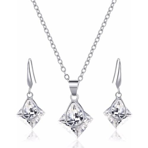 Manxiuni Meteorite Stars Big Crystal Jewelry Sets For Women Necklace Earrings Set For Women Patry JX3013