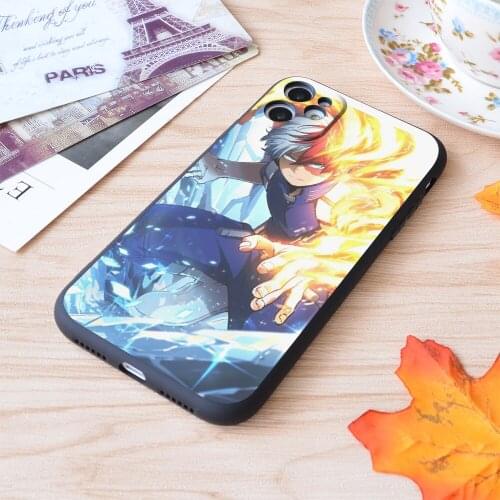 Shoto Todoroki Print Soft Silicone Matt Case For Apple iPhone Case