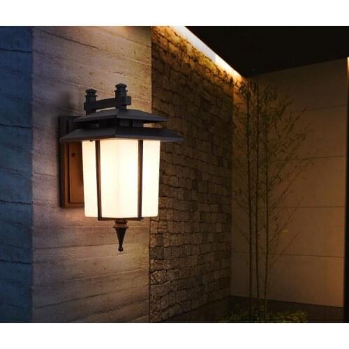 Garden Rustic metal Wall Lamp Arandela Outdoor Wall Sconce hallway Corridor Led Light Waterproof street Lighting porch lamp