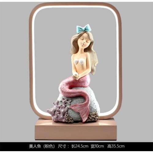 Nordic Cartoon LED Table Lamps Childrens Room Living Room Home Decoration Girl Bedroom Room Study Birthday Gift Table Lights