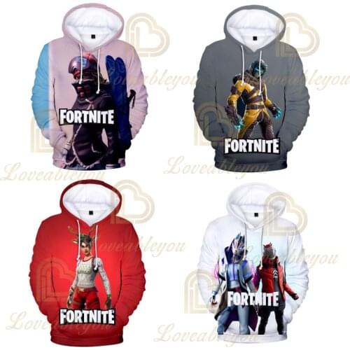 Fortnite Hoodies Men/Women Battle Game Sweatshirt Hooded 3d Print Brand Boys Girls Clothing Hoody Print Jacket