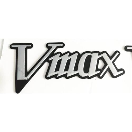Motorcycle 3D Raise Universal Emblem Stickers Decal VMAX Silver Sticker for Yamaha VMAX 1200 900 1000 1100