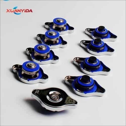 Universal Car Radiator Caps 1.3kg/cm 127kpa High Pressure Radiator Cover 1.3bar fit for TRD NISMO MUGEN LOGO One Piece