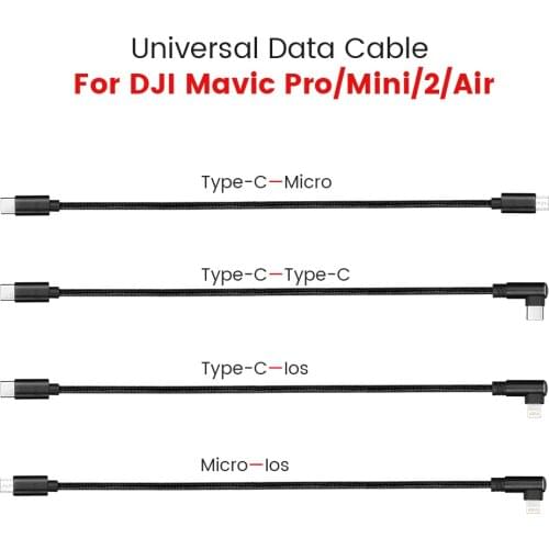 Universal for DJI Mavic Air 2 RC Aluminum Alloy Data Connected Cable Line for DJI Mavic Mini/2/Pro/Air Drone Accessories