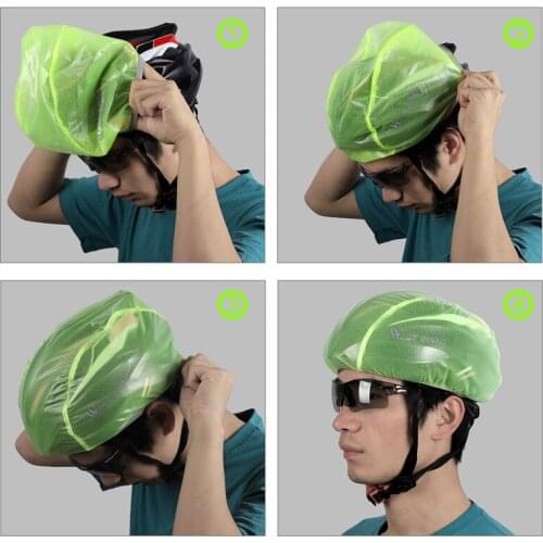 WEST BIKING Riding helmet rain cover road bicycle helmet safety helmet windproof reflective rain cover bicycle cap