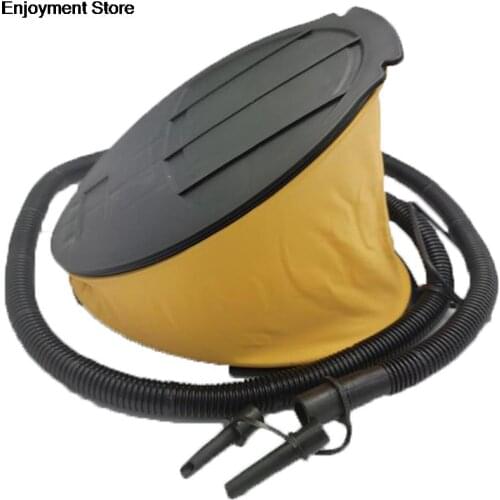 1*Outdoor Foot Pump Air Pump Inflator For Pad Camping Mat Mattress Balloon Inflatable Bed Boat Toy Swimming Floating Accessories