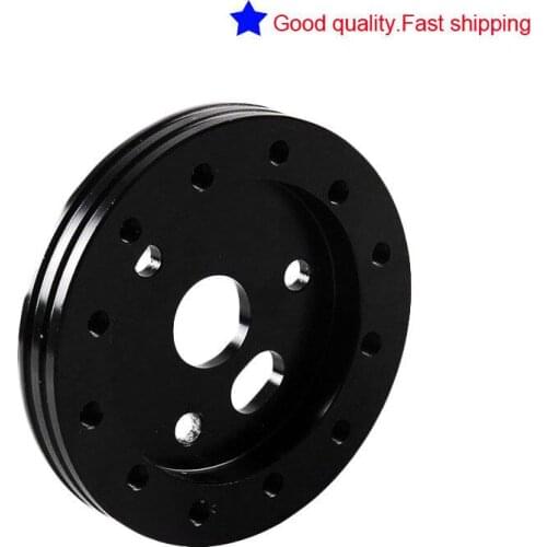 Aluminum Steering Wheel Spacer to Grant For 3 Hole Adapter 1/2 Inch 5/6-Hole BK