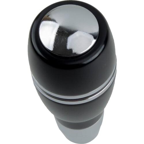 Car Aluminum Alloy Automatic Gear Stick Shift Shifter Lever Knob with Button Replacement Universal