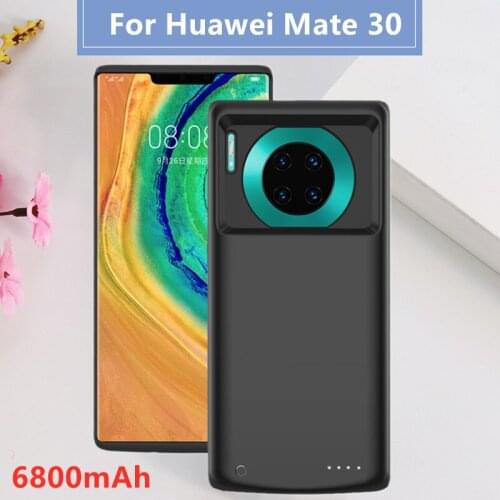 6500mAh Portable Power Bank Case For Huawei Mate 30 Battery Case Shockproof External Charging Battery Powerbank Charger Cover