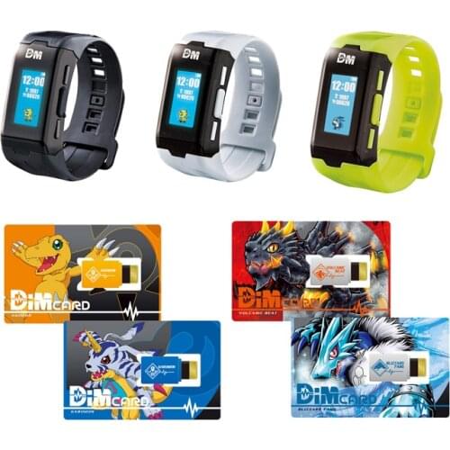 Digimon Adventure Tyrannosaurus Greymon PB Limited Machine Bracelet Agumon Black War V-mon DIM Card Protective Film Storage Box