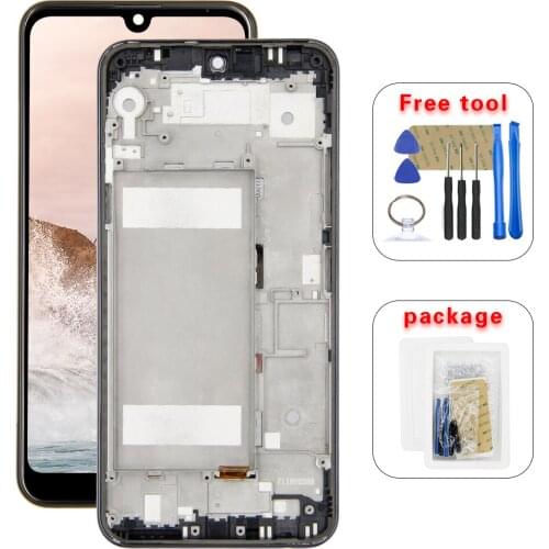 For LG K50 2019 X520 LM-X520HM X520EMW LCD Display Touch Screen Digitizer Frame