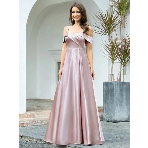 Hi Shy Bridal Womens Satin Dresses