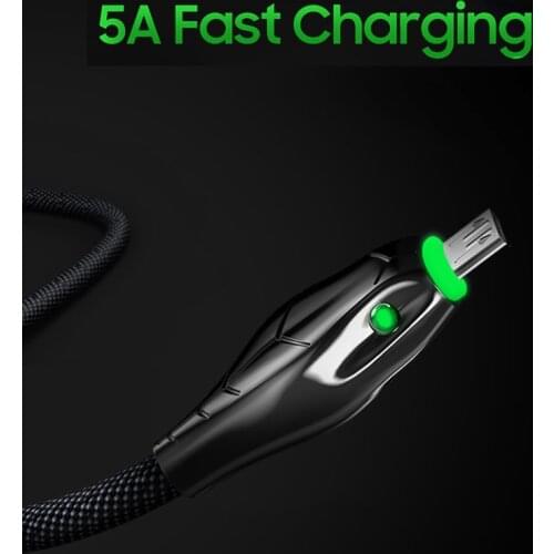 Micro USB C Type C Fast USB Charging Cable Type-C 5A Data Cable For Samsung Xiaomi mi 10 Huawei Mobile Phone Micro USB Cord Wire