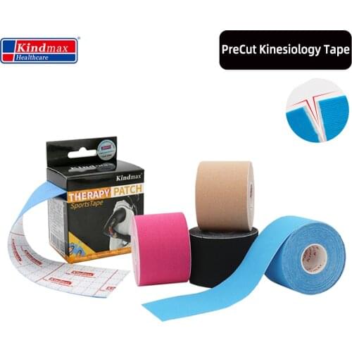Kindmax Cotton Kinesiology Tape Precut in Box tape kinesiology лицо Sports Tape Kinesiology Taping Face