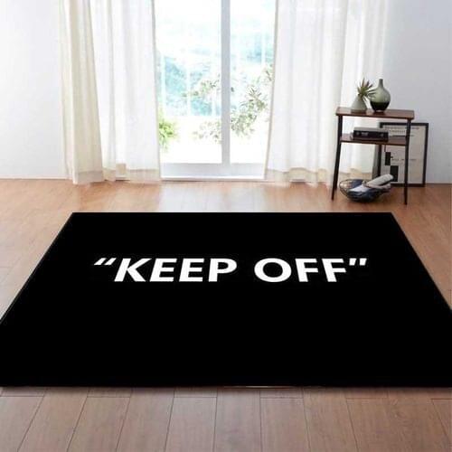 KEEP OFF Area Rugs Floor Mat White Carpet Living Room Bedroom Bedside Sofa Floor Decor Mat Outdoor Rugs Tatami Rug Tapis
