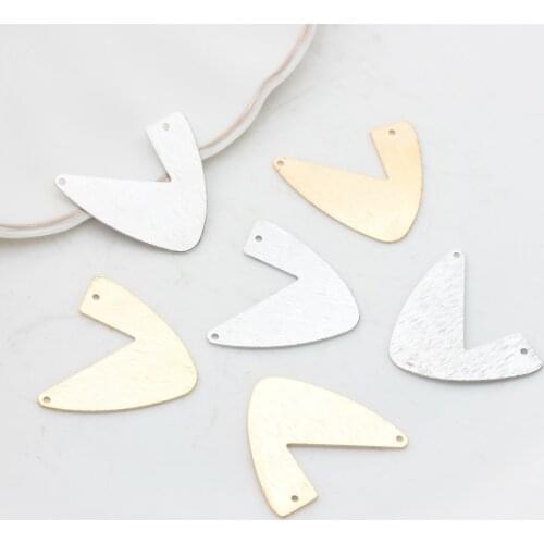 10pcs/Lot Charms Brass Geometry Charms for Jewelry Making Copper Nickel Free Designer Charms for Bracelets In Bulk