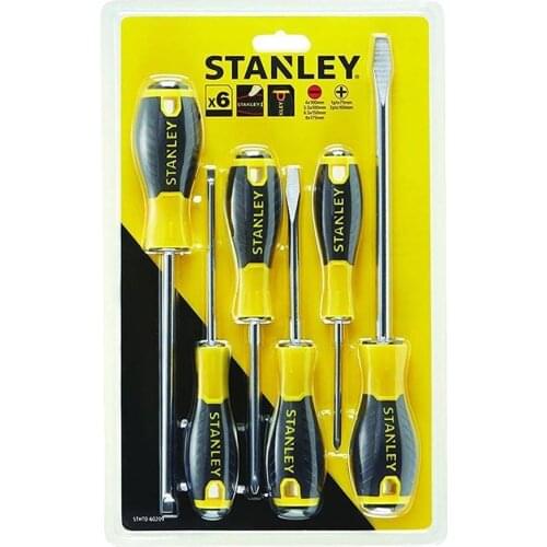 Stanley STHT060209 6 Piece Screwdriver Set is Big, Ergonomic Design, High Quality Material
