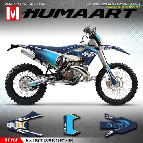 HUMAART Custom Stickers Motorcycle Self Adhesives for TE FE TX FX FS TC FC 125 150 250 300 350 450 501 2016 2017 2018 2019