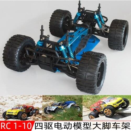Chassis upgrade version 1/10 RC 4WD Model Car Buggy Monster Bigfoot Truck Empty Frame Brushless version HSP 94111
