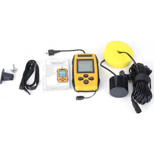 Rechargeable High Sensitivit LCD TL88E Portable Fishers Tackle Sonar Sensor Fishfinder Echo Sounder Fish Finder