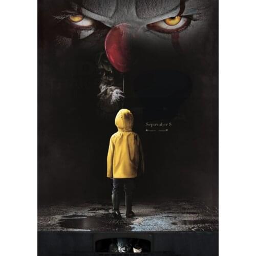 IT Horror Stephen King Cinema Movie Art Film Print Silk Poster Home Wall Decor 24x36inch