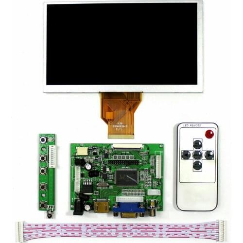 Yqwsyxl HDMI input driver board 6.5inch 800x480 AT065TN14 LCD for Raspberry PI Remote