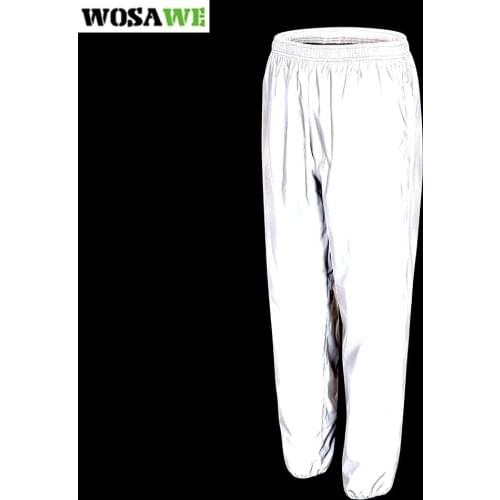 WOSAWE MTB Pant Ride Full Reflective Waterproof Breathable Mountain Bike Pant Cycling Pant Men