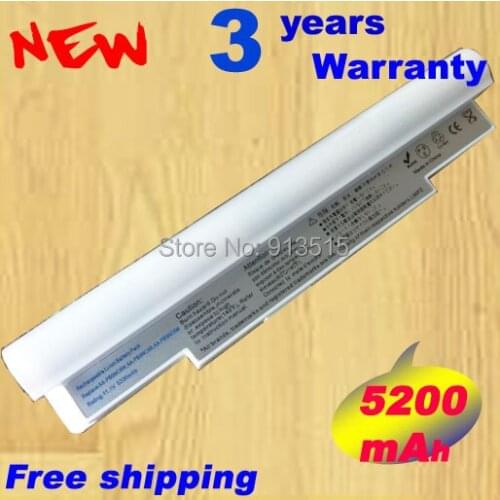 [Special Price] White New laptop battery for Samsung NC10 NC20 ND10 N110 N120 N130 N135, AA-PB6NC6W,1588-3366,AA-PB8NC6B