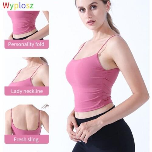 Wyplosz High Support Sportswear Yoga Top Crop Women Fitness Gym Womens Sports Bra Push Up Underwear Seamless Topic For Fitness