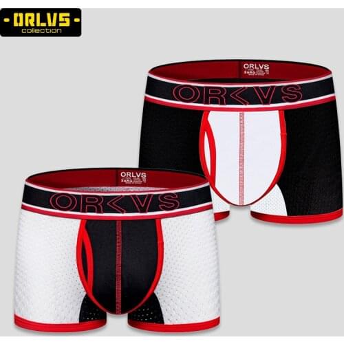2pcs Fashion boxer shorts quick-drying mesh winter sweat-absorbent breathable sports underwear body shapingyoupin