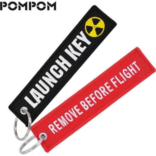 Remove Before Flight Key chain Stitch Keychain for Aviation Gifts Launch key keychain for Motorcycles key tag for car llaveros