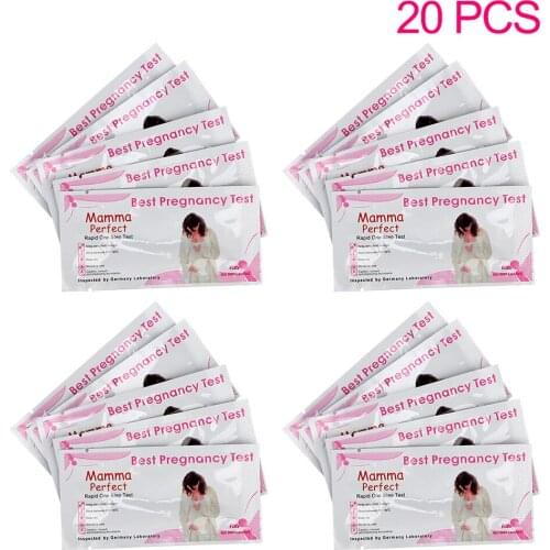 Ome Private Early Pregnancy Test Strips HCG Early Testing Urine Measuring Pregnancy Urine Test 20Pcs Adult Products