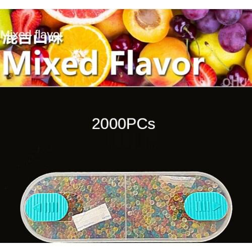 2000PCS DIY Cigarette Bursting Beads Peppermint Fruit Flavor Menthol Explosive Accessories Smoke Balls Fresh Breath