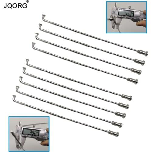 22 Pieces A Lot J-bend Butted 4.5 mm To 3.92 mm Cylinder 304 Stainless Steel Material Motorcycle Spokes With SUS304 Nipples