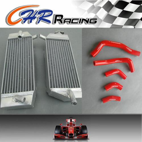 FOR L&R Aluminum radiator & hose Honda CRF450R CRF450 05 06 07 2005 2006 2007 2008