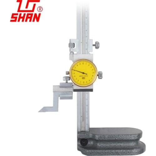 Dial display height gauge 0-200 0-300mm with gaugeheight gauge measuring instrument calipers