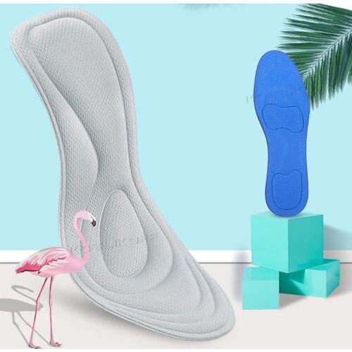 KOTLIKOFF Memory Foam Summer Insoles For Shoes Sole Mesh Deodorant Breathable Cushion Running Insoles For Feet Man Women