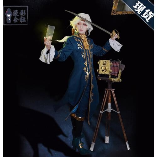 Hot Game Identity V Joseph Desaulniers Cosplay Costumes Photographer The Initial Fashion Clothes Male Role Play Prop Clothing