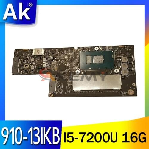 5B20M35099 CYG50 NM-A901 motherboard for Lenovo YOGA 910-13IKB YOGA 910 Laptop Motherboard I5-7200U CPU 16GB RAM original tested