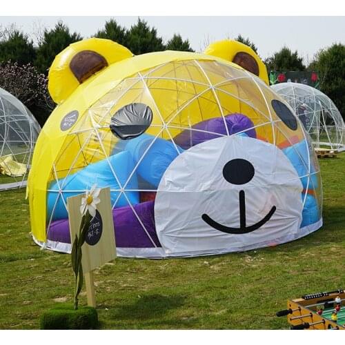 Cartoon-dome-tent/The spheric/Cartoon-dome/Party Indoor Tent/eco- Igloo/Geodesic Transparent Sphere Tent for Outdoor Family