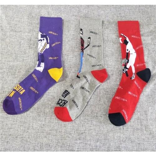 New cotton Couple socks, fashion breathable sweat-absorbent Couple sports socks, personality street skateboard woman socks