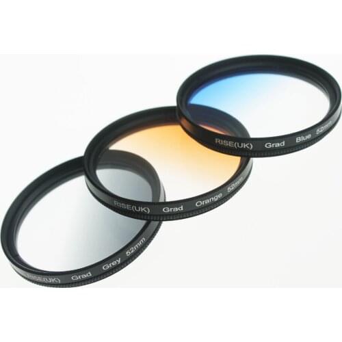 NEW RISE(UK) 52mm Rotating Grad Graduated Color Lens Filter for Canon Nikon Camera
