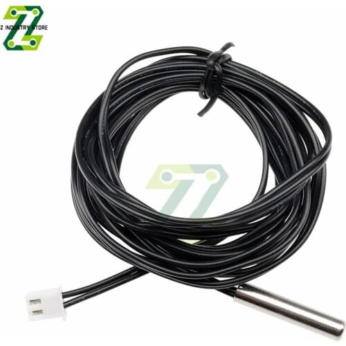 NTC 10K 1% 3950 2m 1M 0.5M Thermistor Accuracy Temperature Sensor Wire Cable Probe Waterproof Probe Wire For Arduino