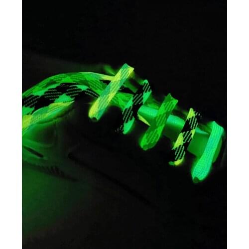 Weiou 7MM Dark Glowing Lacet Nice Hoodie Waist Pant Pajamas Draw Rope Night Fashion Luxury Luminous Eye-Catching Shoelace Easy