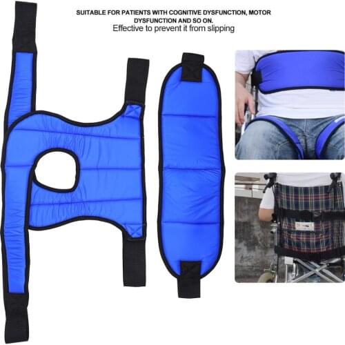 Adjustable Wheelchair Thigh Belts Safety Harness Wheelchairs Seat Belt For Elderly Patients Anti-fall Leg Fixing Belts Medical