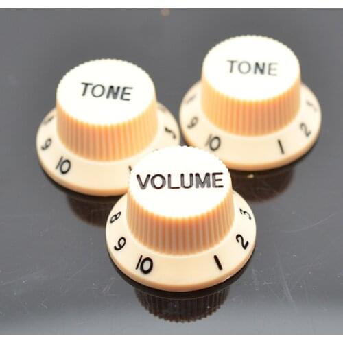 Guitar Speed Control Knobs 1 Volume 2 Tone for Stratocaster ST SQ Electric Guitars Parts Accessories