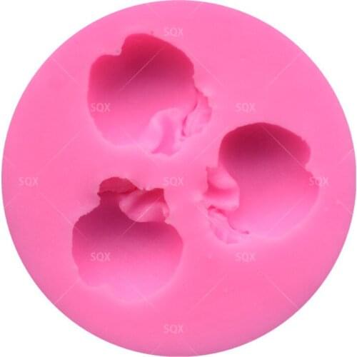 Mini Apple Shape 3D Silicone Mold Chocolate Mould for Wedding Fondant Cake Decorating Tools SQ15121