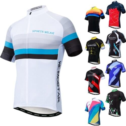 Weimostar Pro Cycling Jersey Mens Summer Bike mtb Jersey Quick Dry Bicycle Shirt Team Racing Sport Cycling Clothing Lycra Man