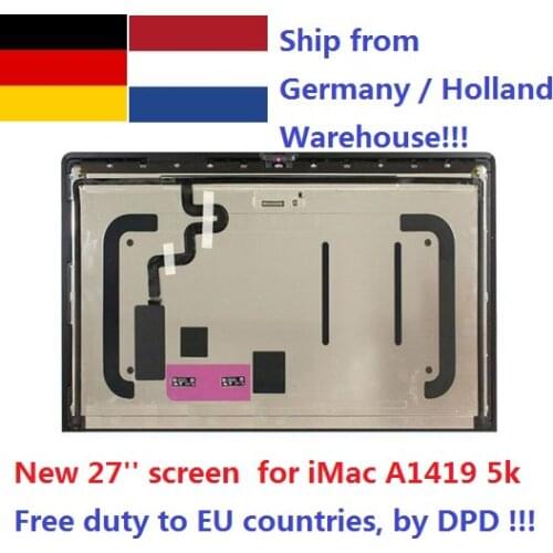 From Germany New lcd LM270QQ1 SD C1 for 27" Apple iMac A1419 5K LCD Screen Assembly 2017 IPS Retina EMC 3070