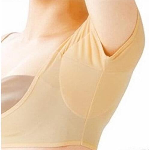 1pc T-shirt Shape Sweat Pads Reusable Washable Underarm Armpit Sweat Pads Guards Shield Perfume Absorbing Pads Anti Sweats Women